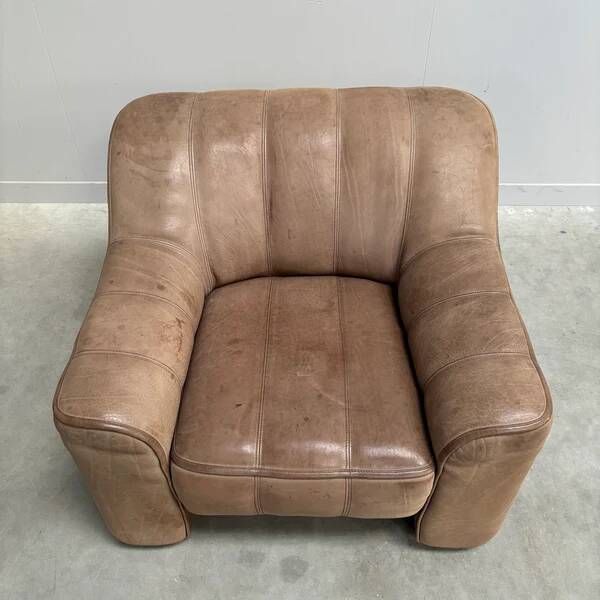 Fauteuil DS44 de De Sede, design suisse des années 1970