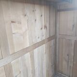 Old wardrobe vintage wooden wardrobe sliding doors