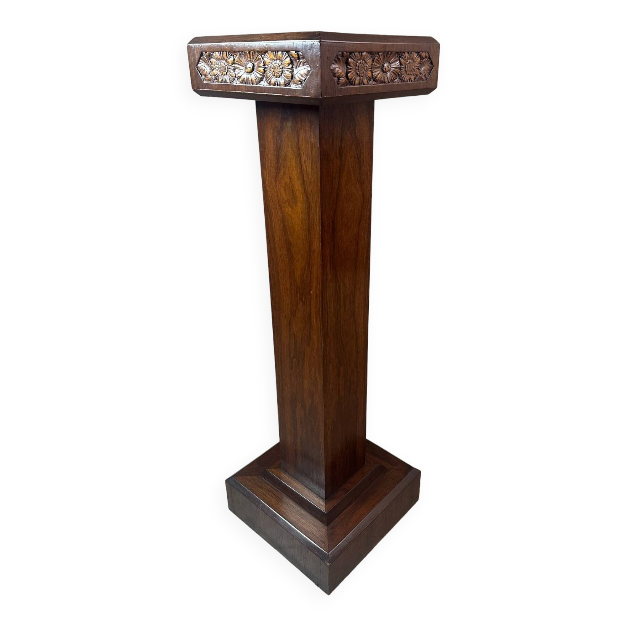 Art Deco Walnut Bench