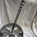 Brushed steel suspension