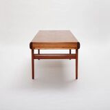 Extendable coffee table designed by Johannes Andersen for Uldum Møbelfabrik, Denmark, 1960s.
