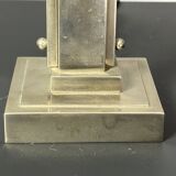 Dutch art deco nickel desk or table lamp, 1930s