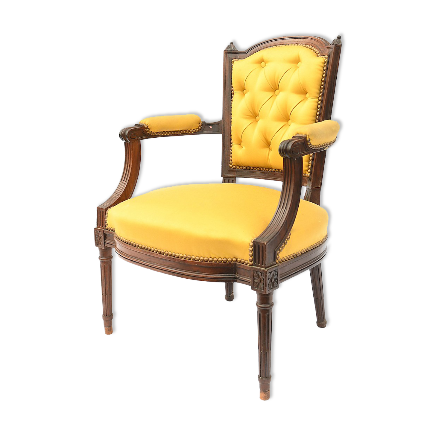 Louis XVI style convertible armchair