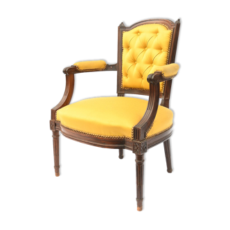 Fauteuil cabriolet de style Louis XVI