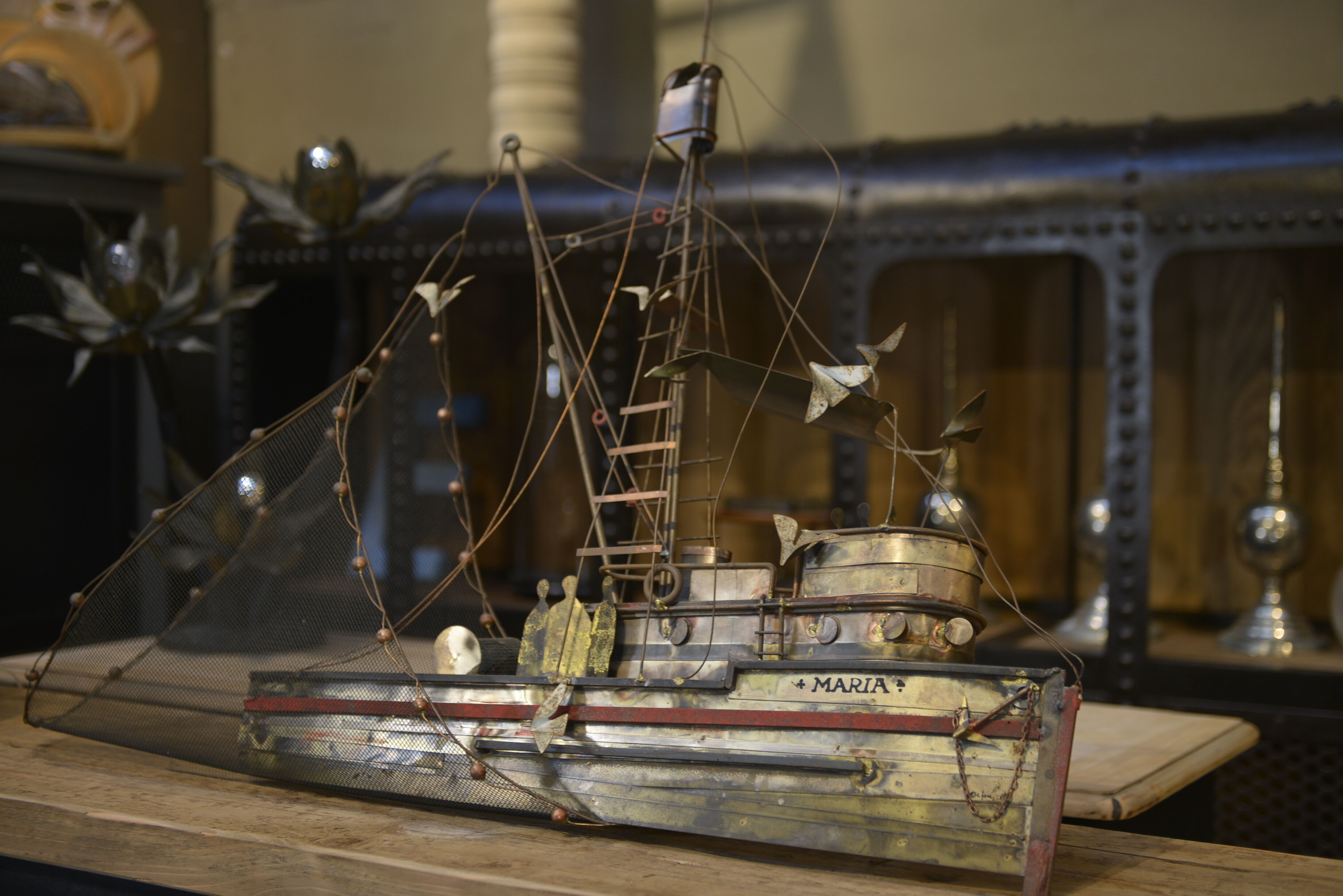 Brass Boat 1995 by Curtis Gere