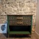 Vintage solid wood chest of drawers - unique handcrafted creation.