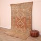 Peach Vintage Moroccan Rug 173 x 277 cm, Berber Wool Rug, Handmade Rug Boho