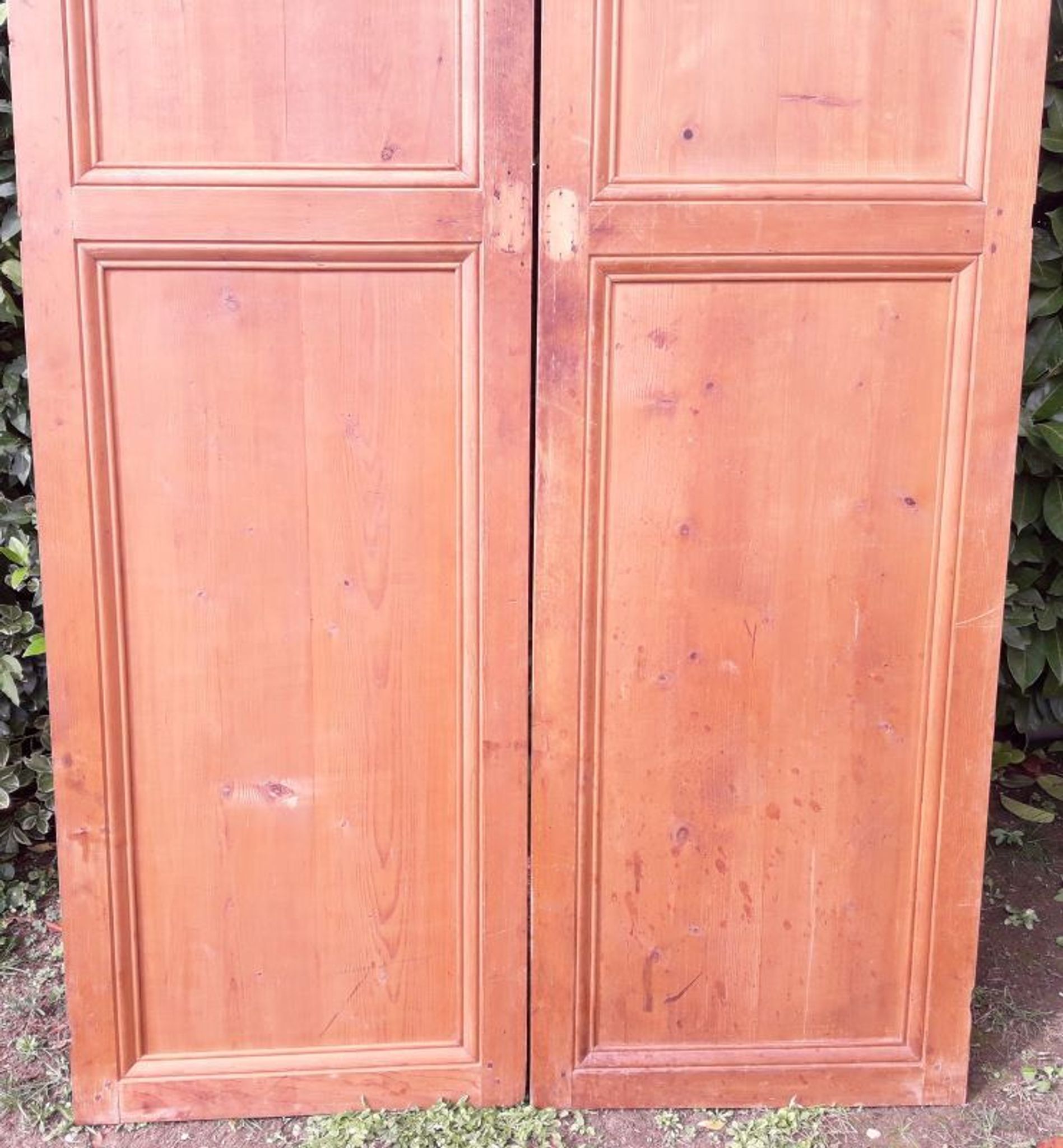 Paire de portes 248x129cm anciennes
