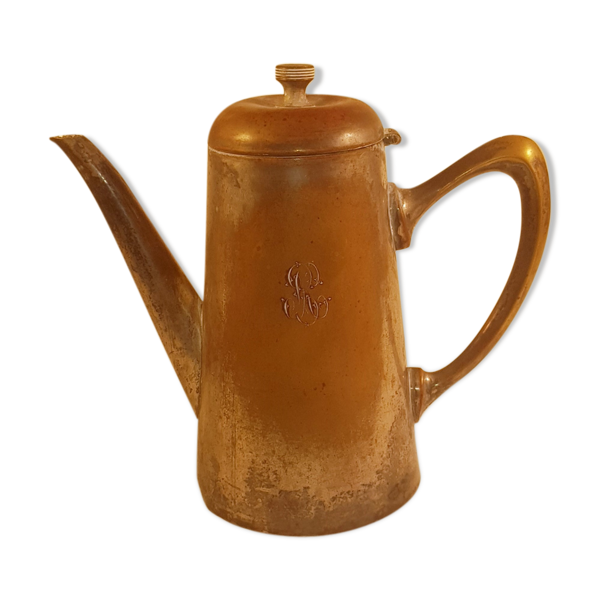 Carafe en métal argenté