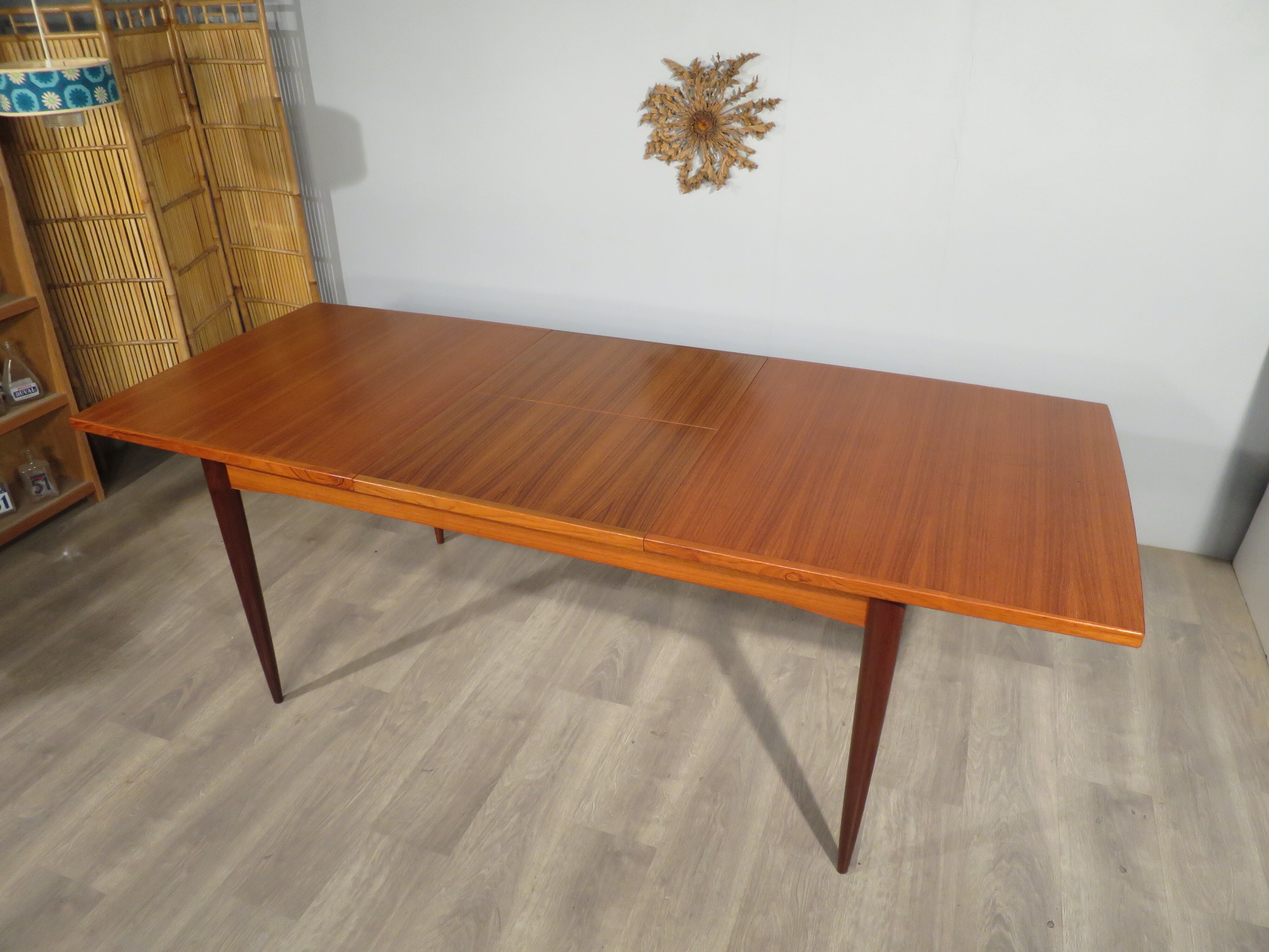 Scandinavian teak dining table