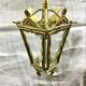 Bronze lantern with starry glasses