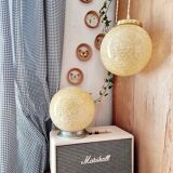 Lampe a poser globe art deco XL