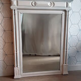 Fireplace mirror (trumeau) of large size.