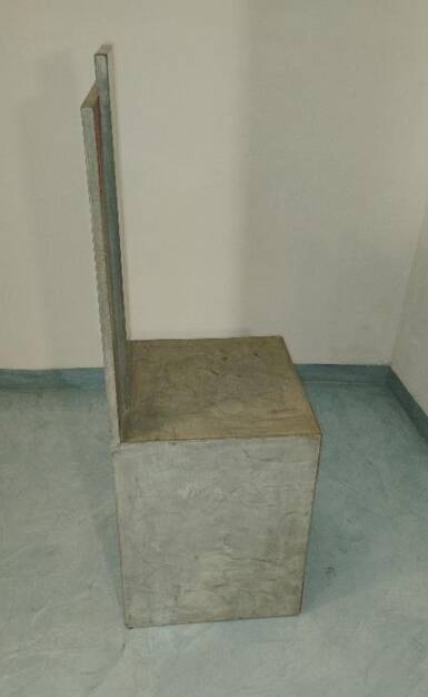 Neo-Brutalist and Postmodern Console-Pedestal – Unique artisan piece.