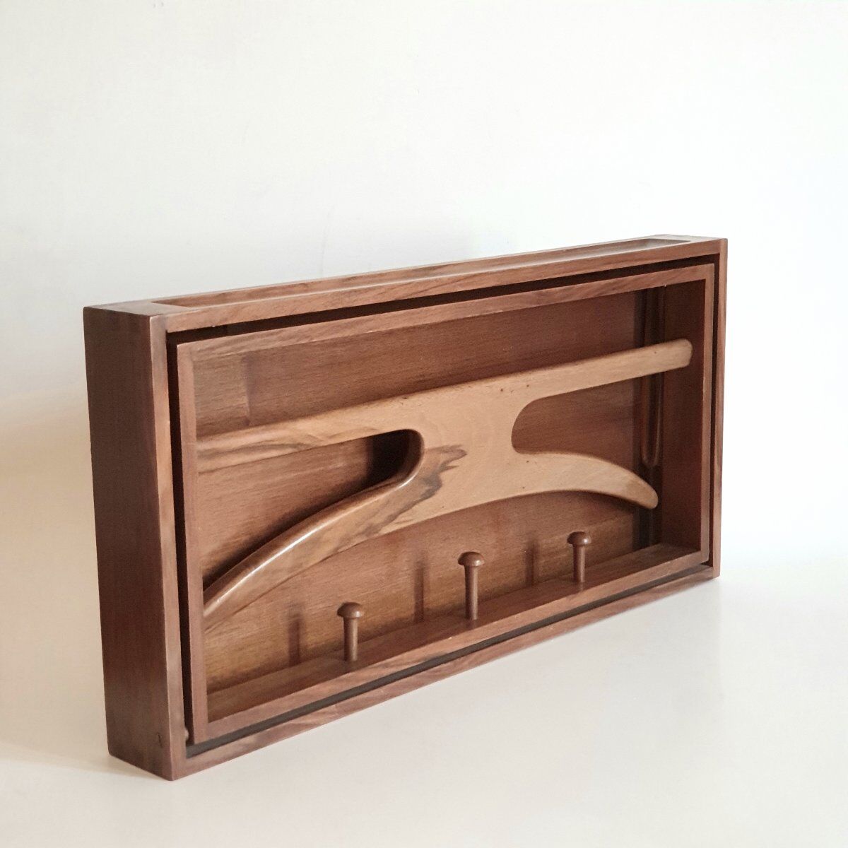 Scandinavian wall valet design by Adam Hof & Poul Østergaard