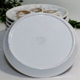 8 assiettes à huîtres St Amand