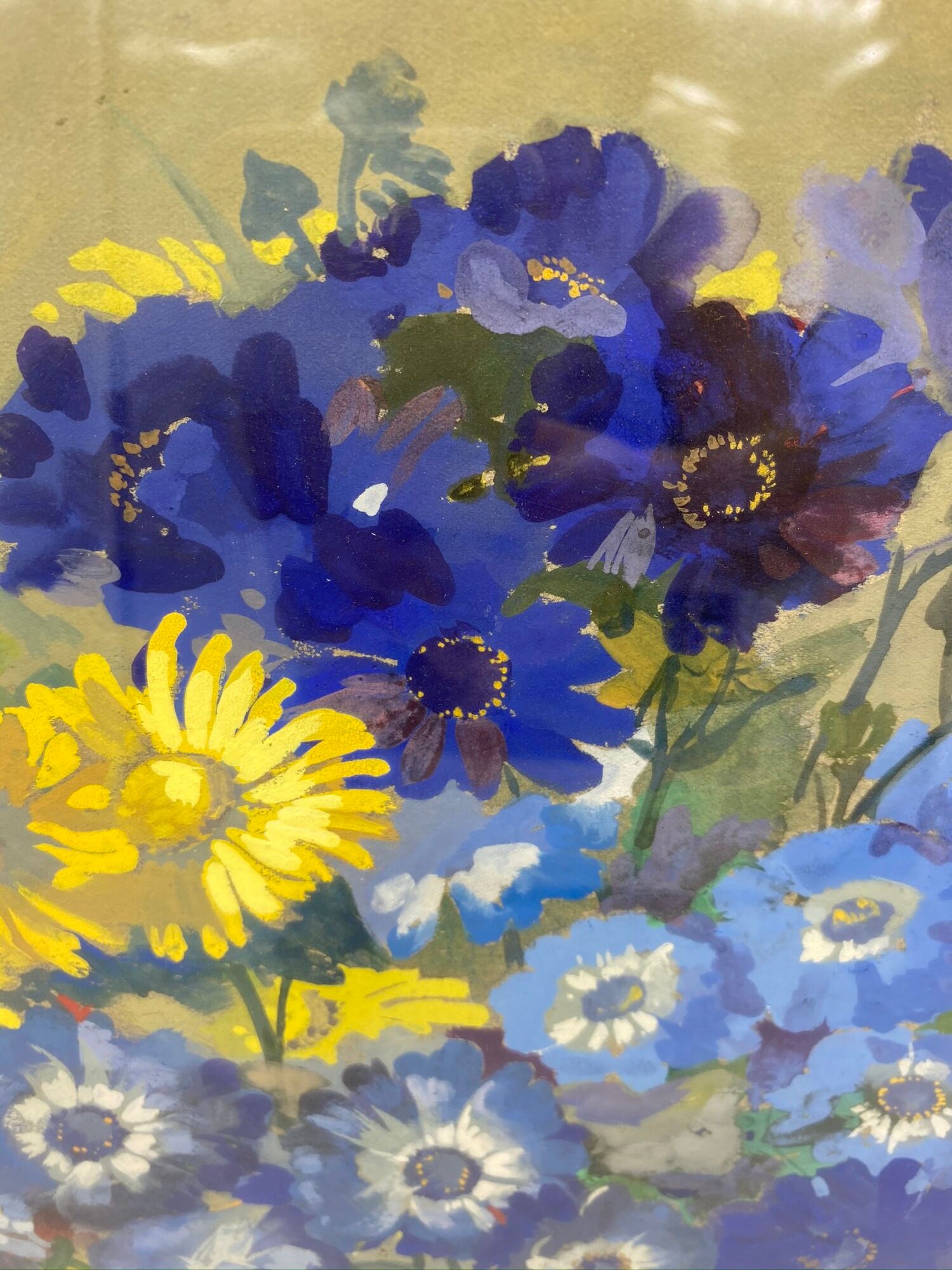 Still life with flowers by Georges Ritleng (1875-1972)