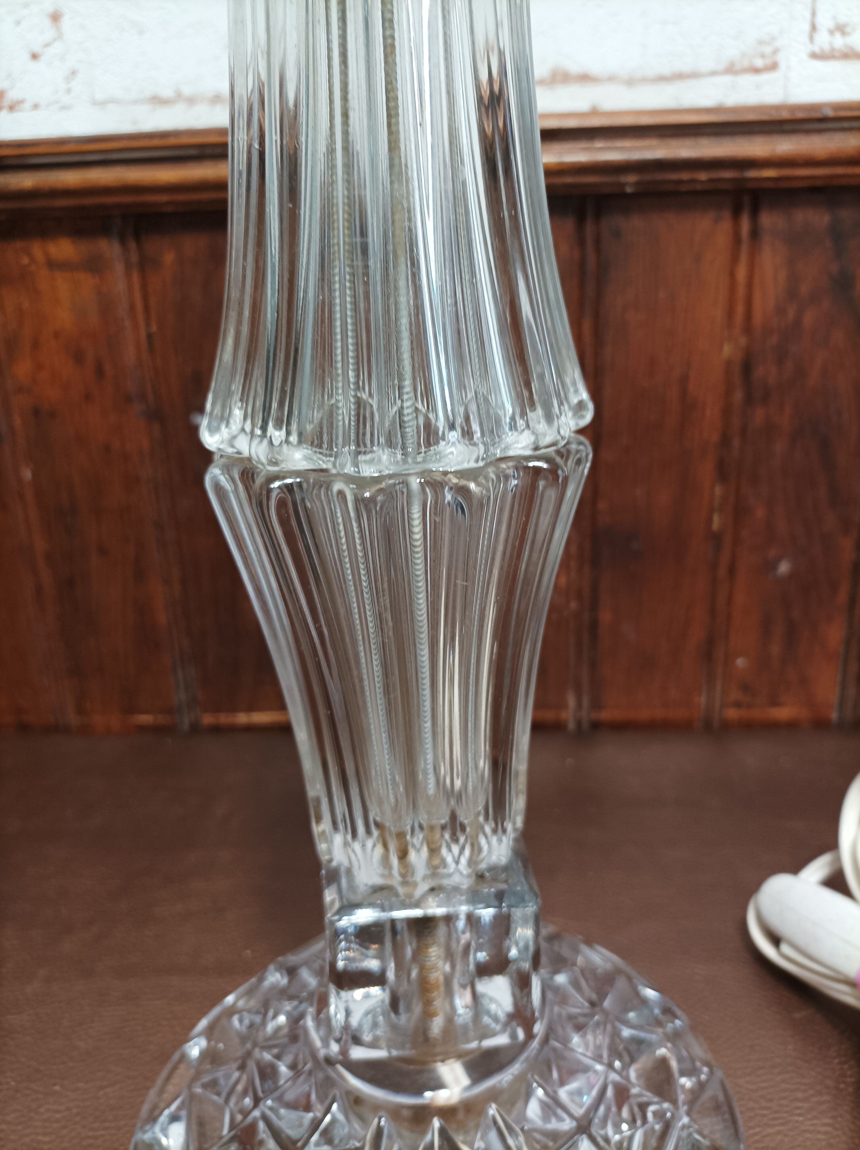 30 cm crystal lamp base