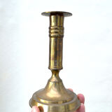 Pair of brass candlesticks
