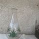 Carafe motif floral narcisse vintage
