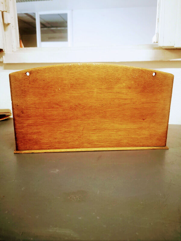 Wooden mail sorter