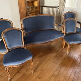 Louis XV style sofa and armchairs