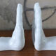 Pair of hands ceramic bookends 1970-80 Netherlands