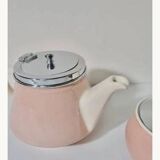 Vintage Villeroy & Boch Powder Pink Teapot and Sugar Bowl