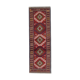 Red wool tribal runner rug long handmade oriental wool carpet rug 61x190cm