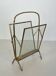 Bronze and brass faux-bamboo magazine rack by the Baguès house.