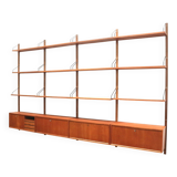 Large vintage wall system designed by Poul Cadovius for Cado Denmark.