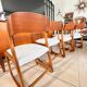Set of 6 vintage Baumann sled chairs