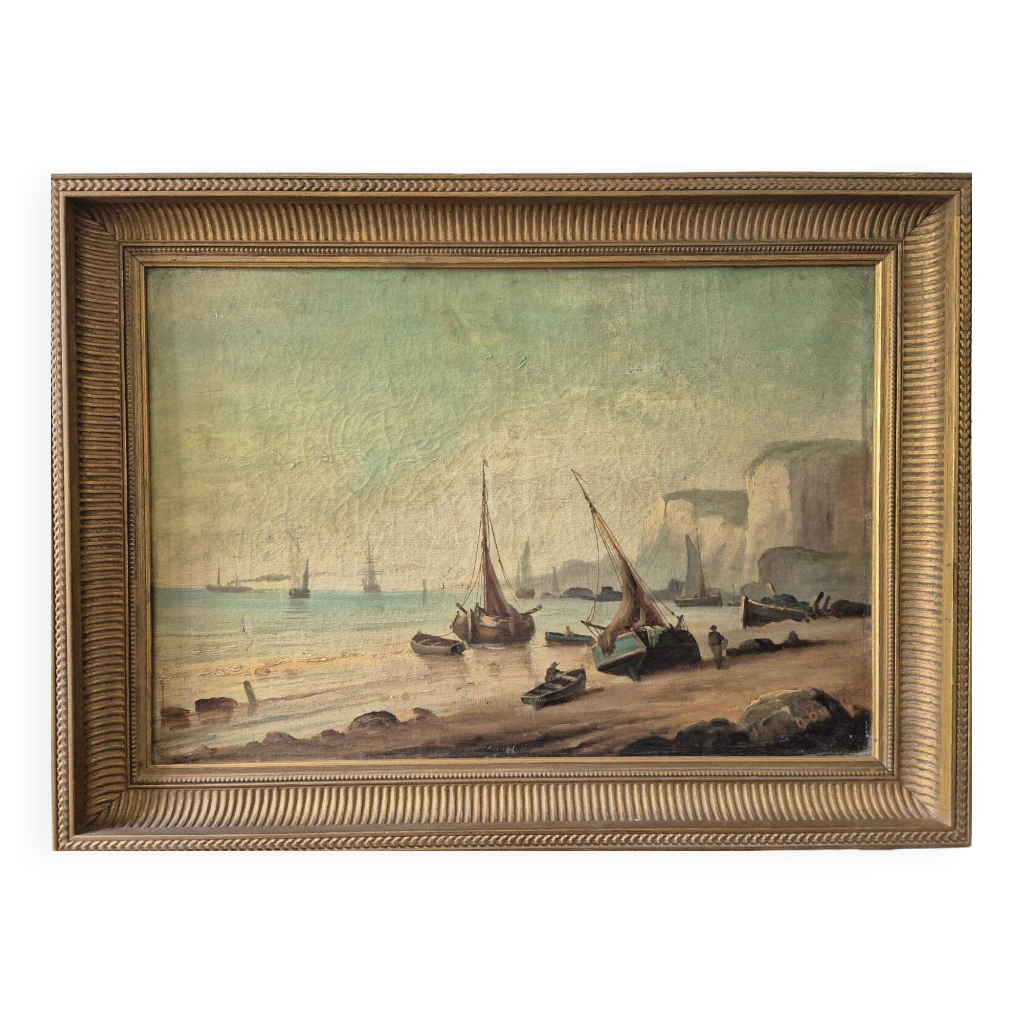 Lively Coastline - Oil on canvas