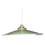 Old suspension in enamelled sheet