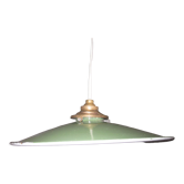Old suspension in enamelled sheet
