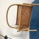 Porte-revues en cannage vintage