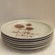 Set of 6 sandstone plates