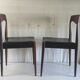 Pair of teak chairs in Scandinavian style - 1960s