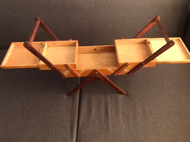 Vintage sewing basket