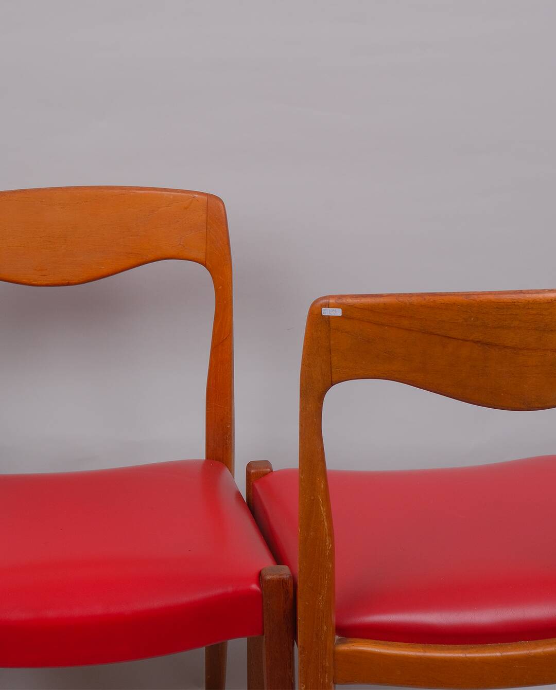 Scandinavian style chairs x2, 60s
