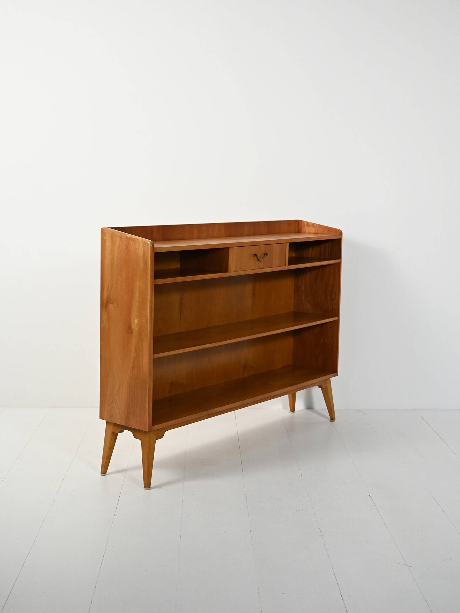 Scandinavian library in elm from the 1950s.