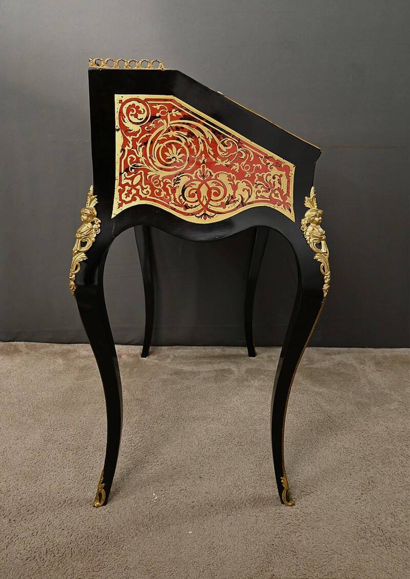 Lady's desk in Boulle marquetry, Napoleon III – Mid-19th century