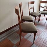 Lot de 6 chaises vintage