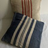 Cushion, country style, blue model