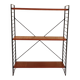 Free-Standing Rack with Wooden Shelves by A. Dekker for Tomado