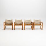 Ensemble de quatre fauteuils Karin Mobring modèle Diana par Ikea en Suède, années 1970