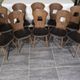 Set of 10 vintage Baumann "Gentiane" model bistro chairs, 1960s