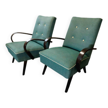 Set of 2 TON lounge armchairs by Jaroslav Šmídek