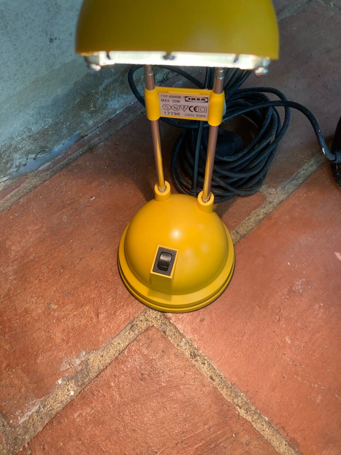 Lot 2 telescopic desk or bedside lamp, IKEA, 1990