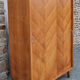 Wardrobe, wood, sliding doors, vintage, 50s / 60s